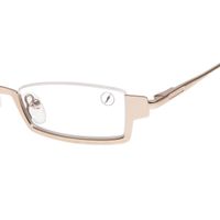 LV.MT.0748-2121 Armacao Para Oculos De Grau Unissex Chilli Beans Quadrado Dourado -5-